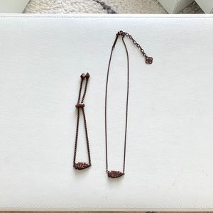 Kendra Scott Kathleen bracelet & Kasey necklace